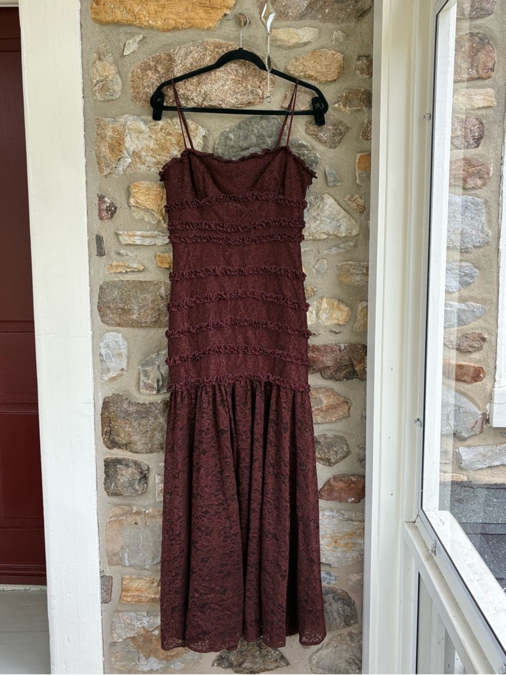 BHLDN Zoe Stretch Lace Midi Dress - Picture 4 of 14